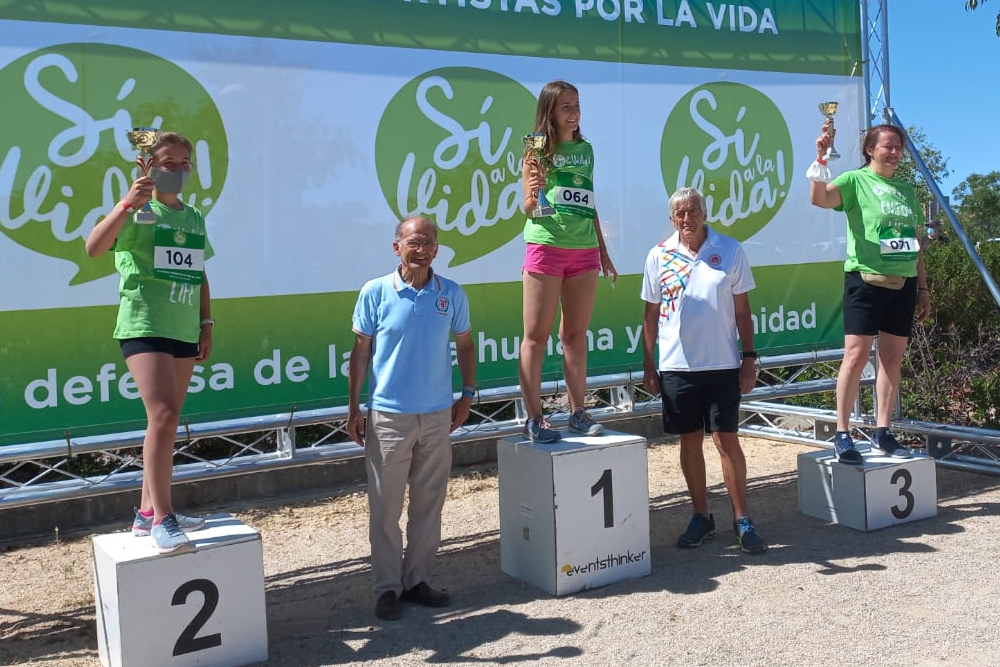 Podium 5 km Women