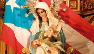 Santa Maria da Divina Providência com a criança.