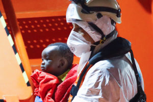 rescue of migrant child