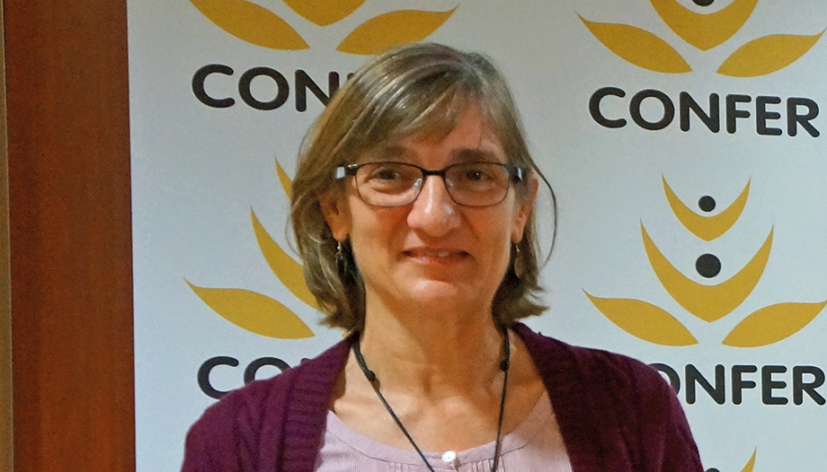 Lourdes Perramón, vice-présidente de la CONFER.