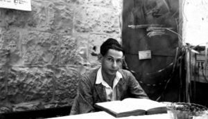 Gershom Scholem reading the Zohar.