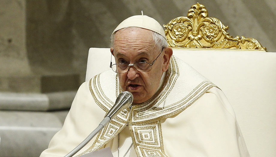 pope francisco visperas