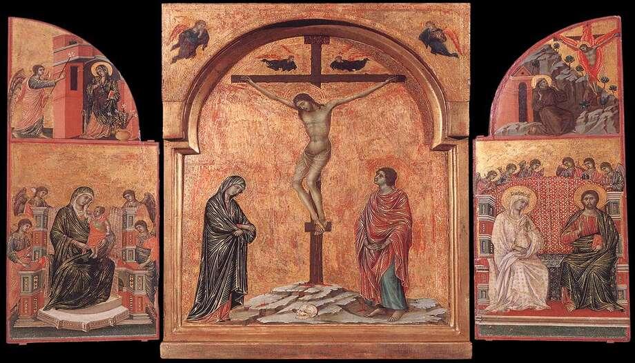 Trittico, Crocifissione 1305-08 Collezione Reale, Windsor